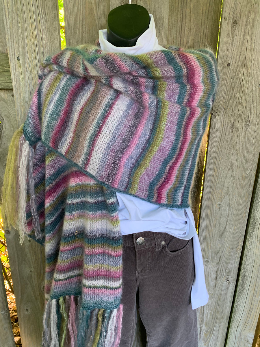 Earth Stripe Wrap our colours The Needle Emporium