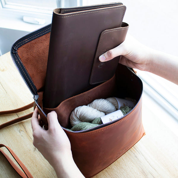 Leather Convertible Backpack