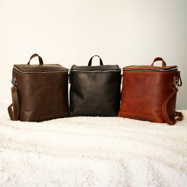 Leather Convertible Backpack