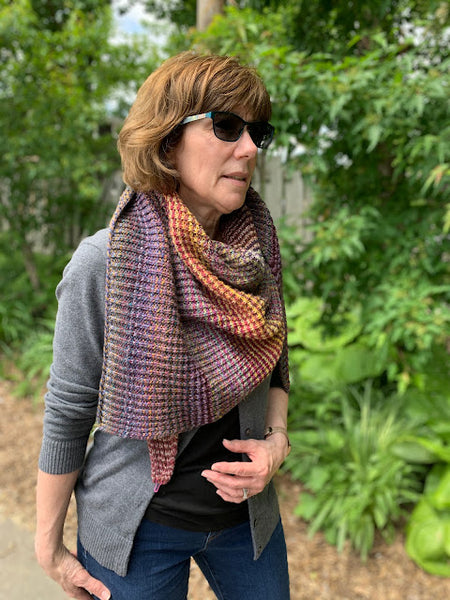 Inclinations Shawl Maple Colourway