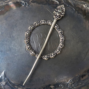 Throat Chakra Shawl Pin