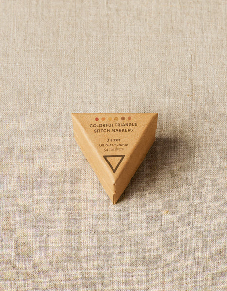 Triangle Stitch Markers - Earth Tones