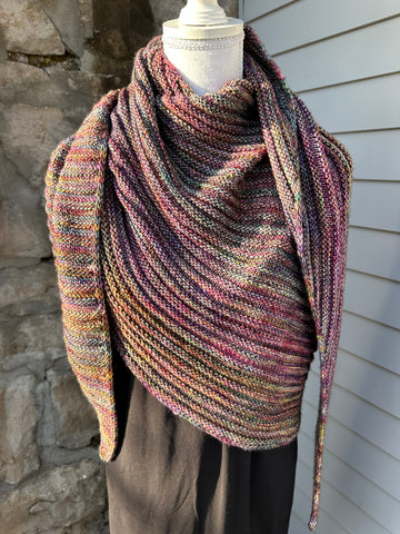 Traveler Shawl - Malabrigo Washted