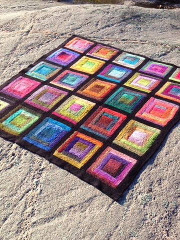 Log Cabin Afghan