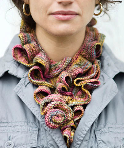 Ruffle scarf best sale