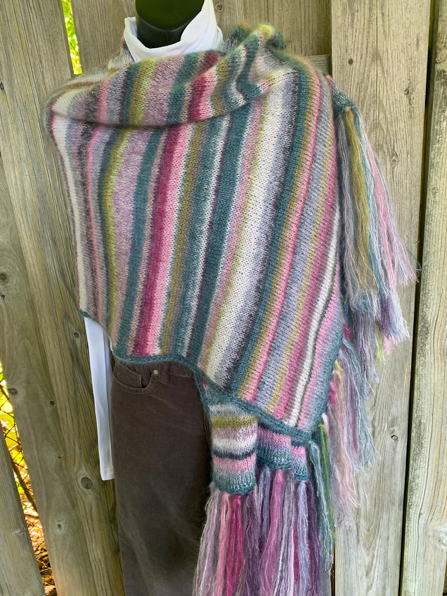 Earth Stripe Wrap - our colours