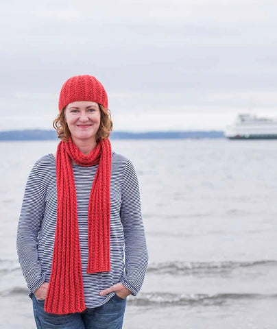 Pattern - Mistake Rib Beanie & Scarf