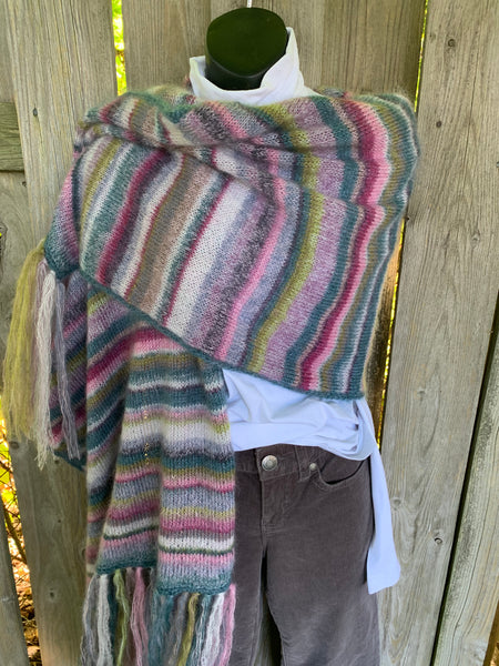 Earth Stripe Wrap - our colours