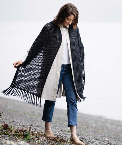 Pattern - Easy Eyelet Poncho and Wrap