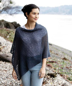 Pattern - Easy Eyelet Poncho and Wrap