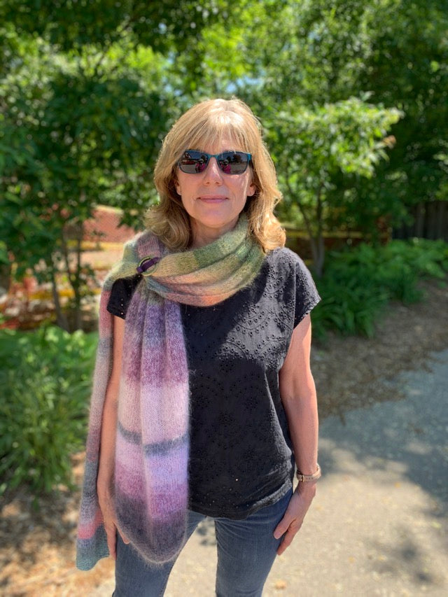 Color Play Mohair Wrap
