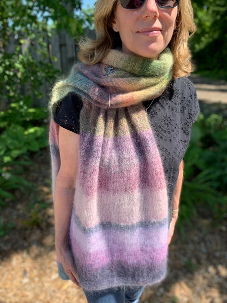 Color Play Mohair Wrap