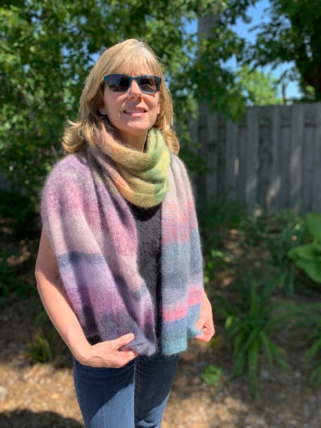 Color Play Mohair Wrap