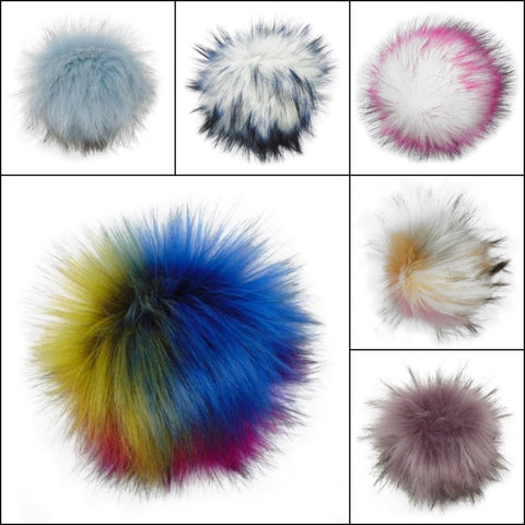 Snap on Pompoms