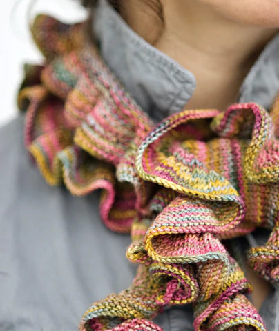 Pattern -  Barb’s Koigu Ruffle Scarf