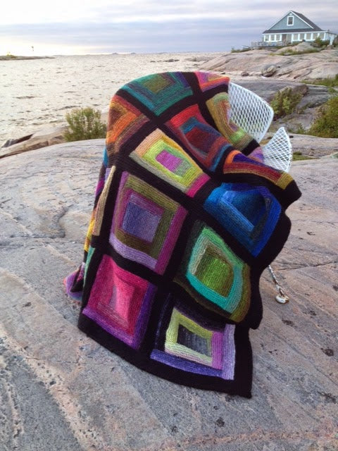 Log Cabin Afghan