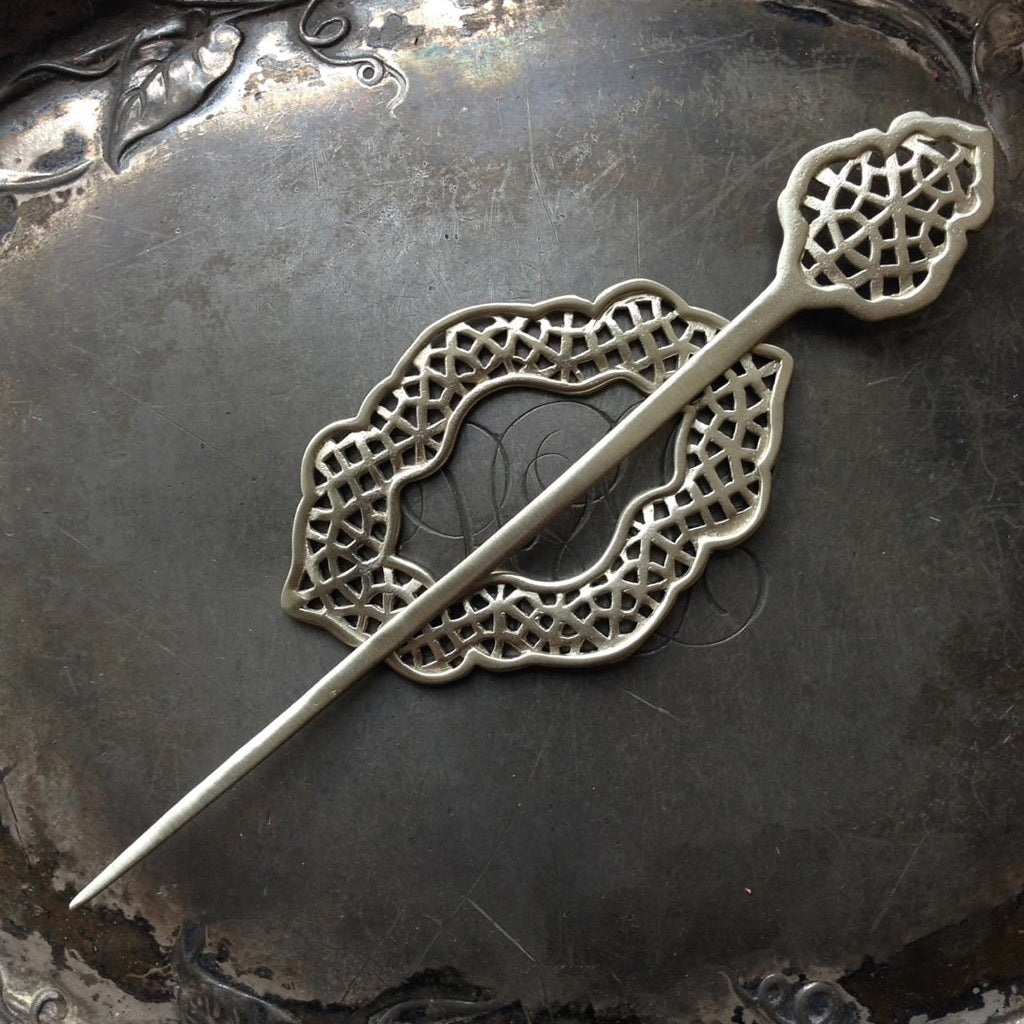 Moroccan Window Shawl Pin
