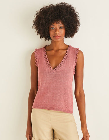 Frill Edge Shell Top - Sirdar Leaflet 10116